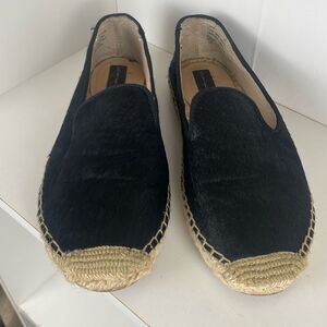 Steve Madden Lanii Hair Calf Espadrille Loafers 7